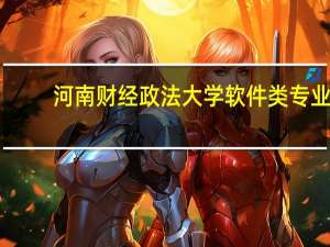 河南财经政法大学软件类专业