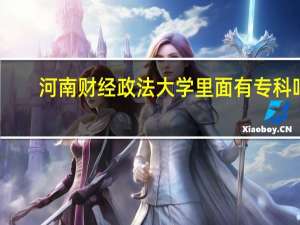 河南财经政法大学里面有专科吗