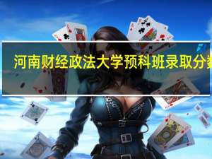 河南财经政法大学预科班录取分数线
