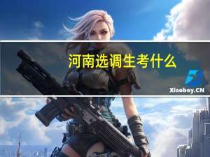 河南选调生考什么