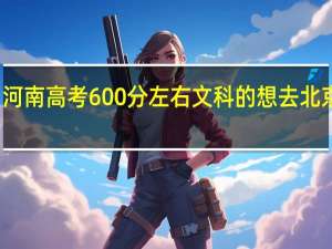 河南高考600分左右文科的想去北京上学，推荐几个一本