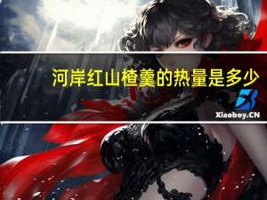 河岸红 山楂羹的热量是多少