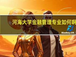河海大学金融管理专业如何啊