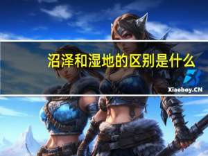 沼泽和湿地的区别是什么