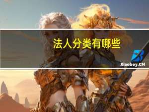法人分类有哪些