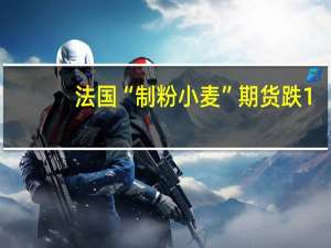 法国“制粉小麦”期货跌1.2%