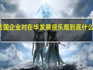 法国企业对在华发展很乐观 到底什么情况嘞