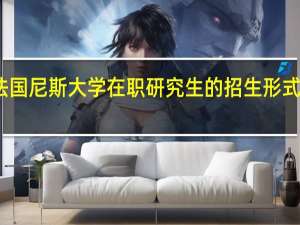 法国尼斯大学在职研究生的招生形式及专业