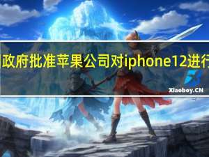 法国政府批准苹果公司对iphone 12进行软件升级