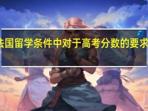 法国留学条件中对于高考分数的要求有哪些