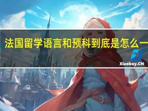 法国留学语言和预科到底是怎么一回事