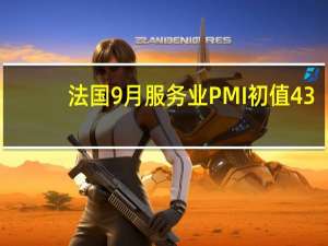 法国9月服务业PMI初值 43.9预期 46前值 46