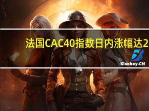 法国CAC40指数日内涨幅达2.00%