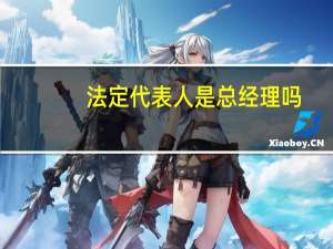 法定代表人是总经理吗