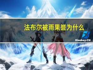 法布尔被雨果誉为什么
