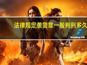 法律规定袭警罪一般判刑多久