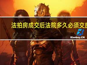 法拍房成交后法院多久必须交房