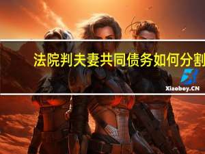 法院判夫妻共同债务如何分割