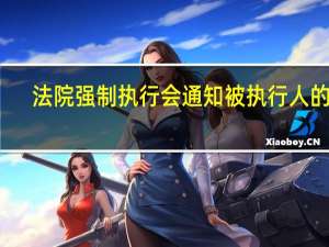 法院强制执行会通知被执行人的吗