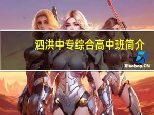 泗洪中专综合高中班简介（五年二班的萌化之旅简介）