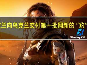 波兰向乌克兰交付第一批翻新的“豹”式坦克