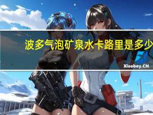 波多 气泡矿泉水卡路里是多少