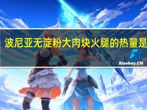 波尼亚 无淀粉大肉块火腿的热量是多少