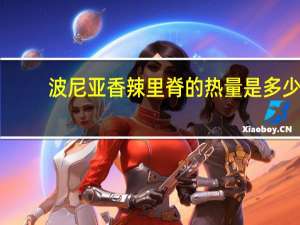 波尼亚 香辣里脊的热量是多少