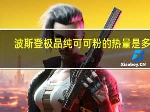 波斯登 极品纯可可粉的热量是多少