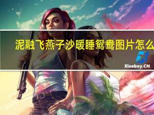 泥融飞燕子沙暖睡鸳鸯图片怎么画（泥融飞燕子沙暖睡鸳鸯图片）