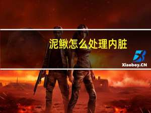 泥鳅怎么处理内脏