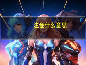 注会什么意思