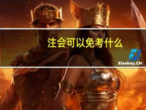 注会可以免考什么