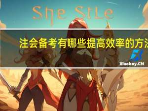 注会备考有哪些提高效率的方法