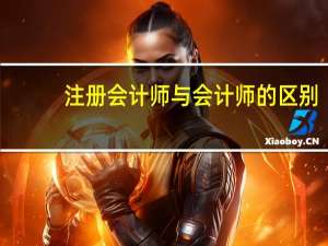 注册会计师与会计师的区别