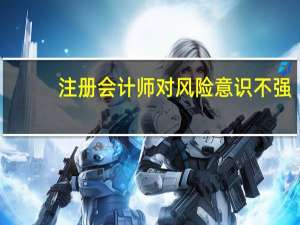 注册会计师对风险意识不强