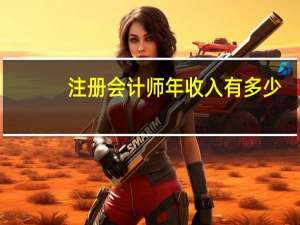 注册会计师年收入有多少