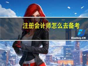 注册会计师怎么去备考