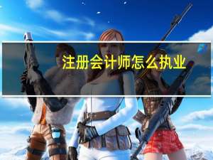 注册会计师怎么执业