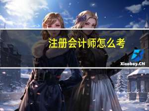 注册会计师怎么考