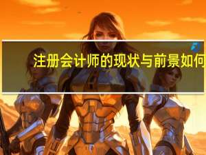 注册会计师的现状与前景如何