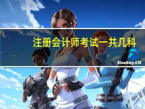 注册会计师考试一共几科