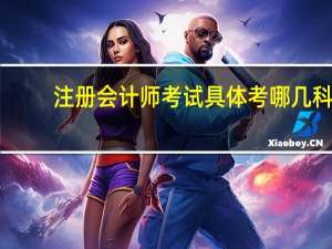 注册会计师考试具体考哪几科