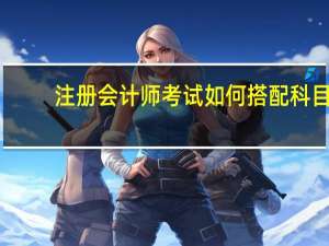 注册会计师考试如何搭配科目
