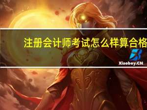 注册会计师考试怎么样算合格