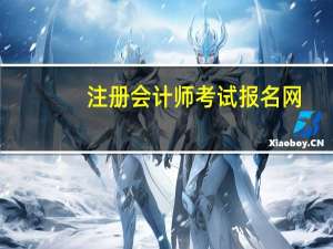 注册会计师考试报名网