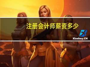 注册会计师薪资多少