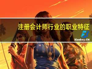 注册会计师行业的职业特征
