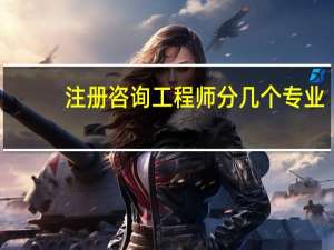 注册咨询工程师分几个专业