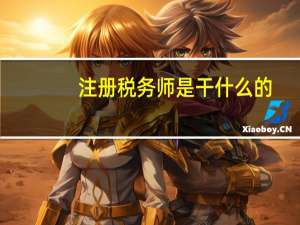 注册税务师是干什么的